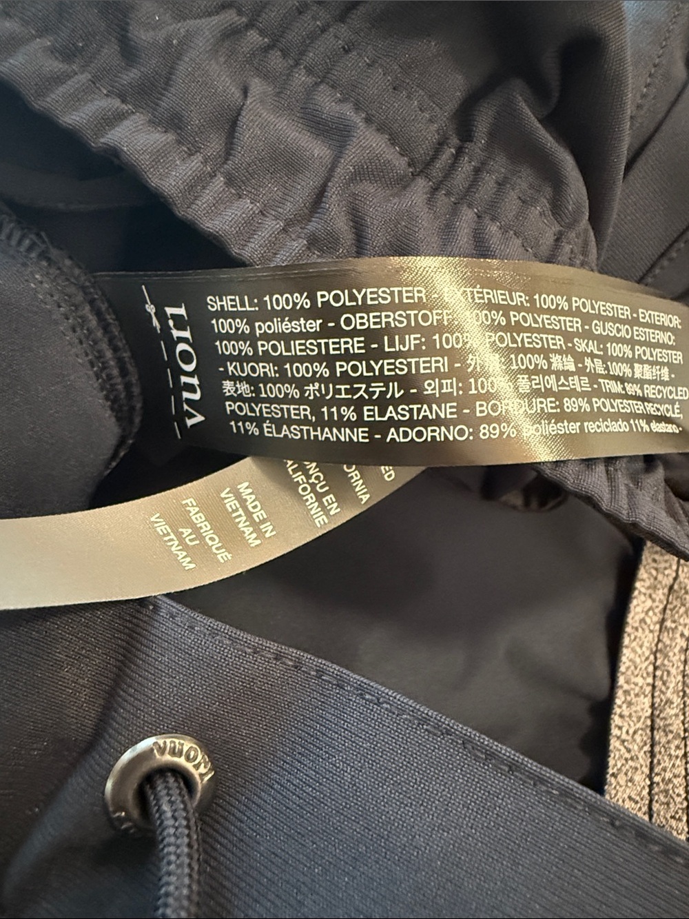 Vuori Navy Performance‎ Drawstring Pants - Picture 7 of 7